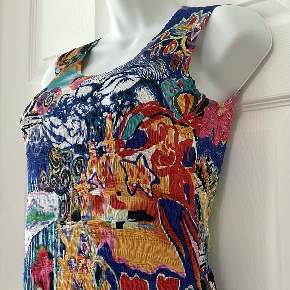 Colorful Abstract Tank Top - Picture 2 of 7